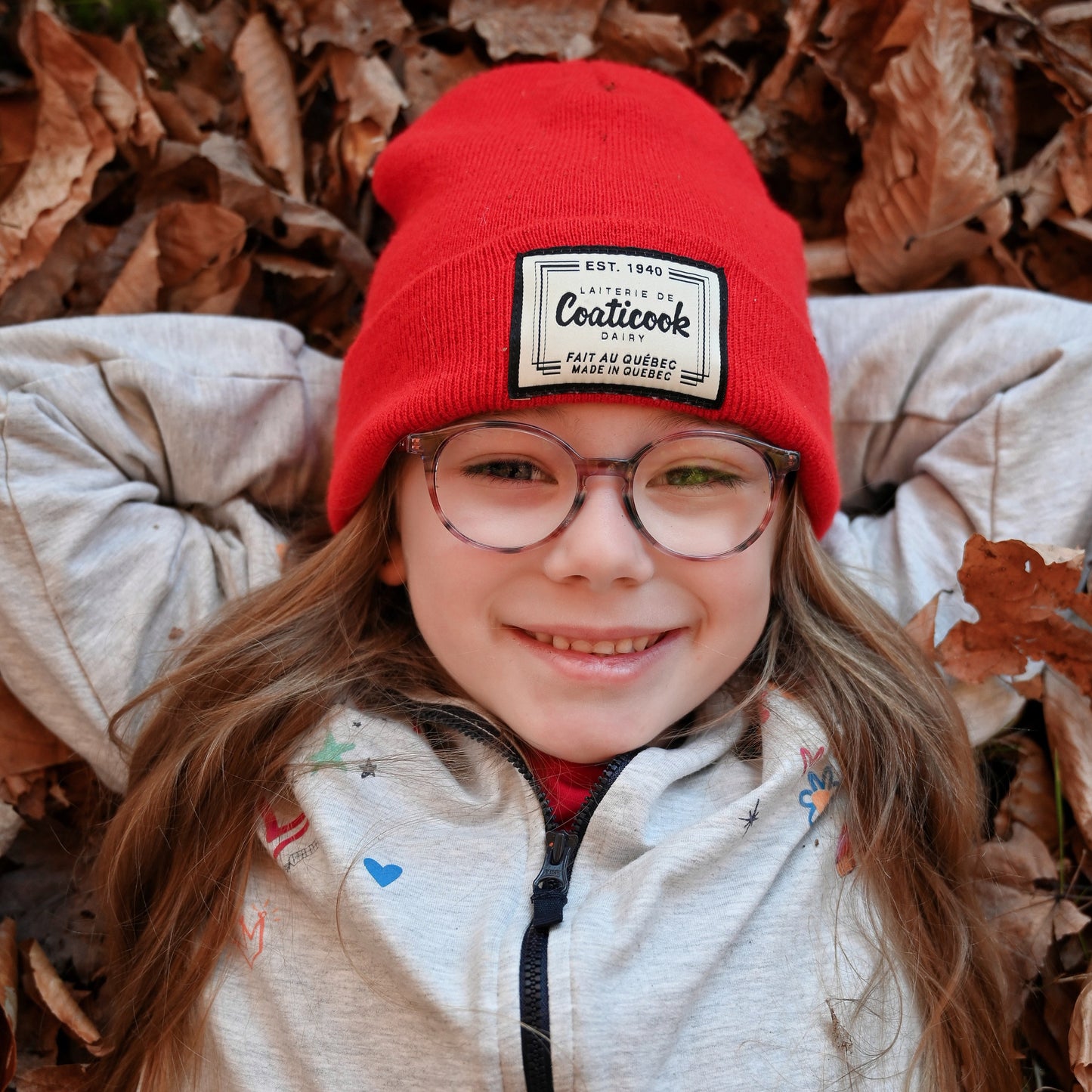 Tuque tradition unisexe (rouge)