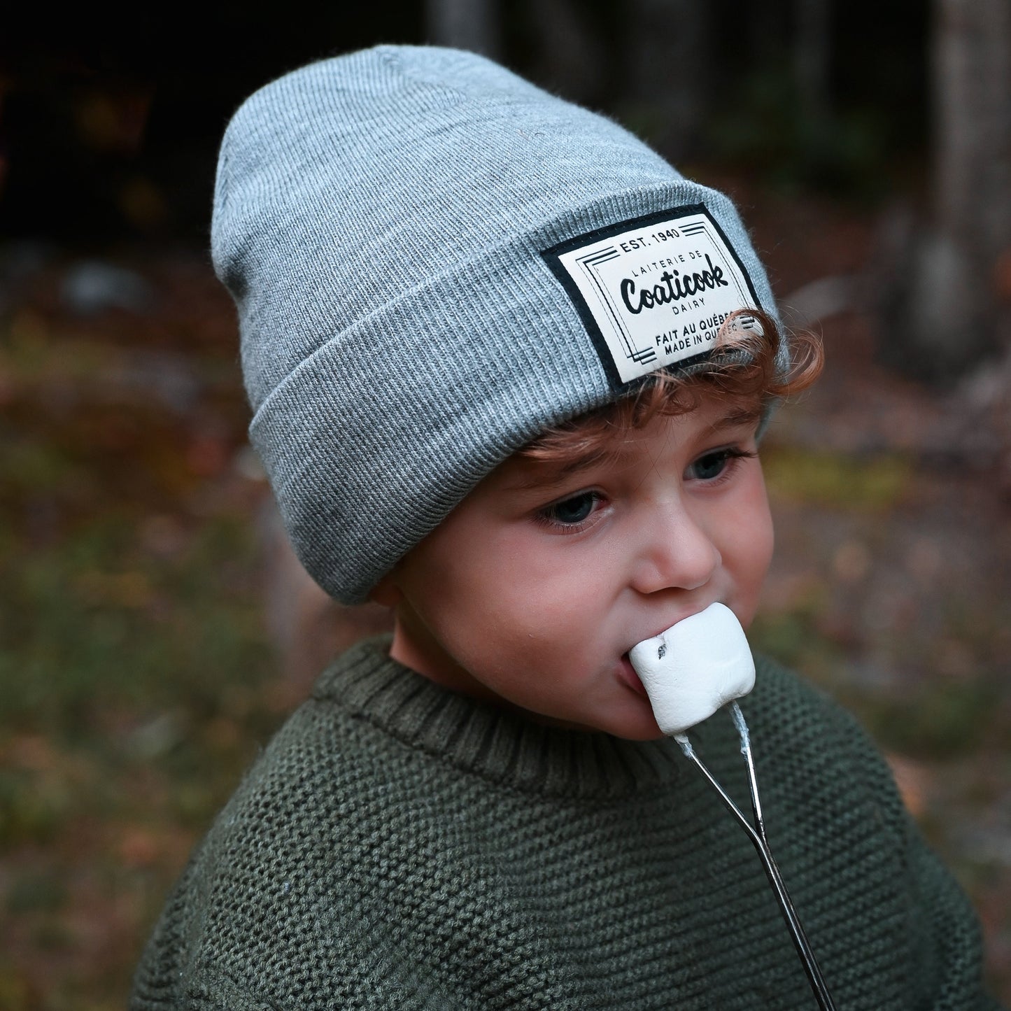 Tuque tradition unisexe (grise)