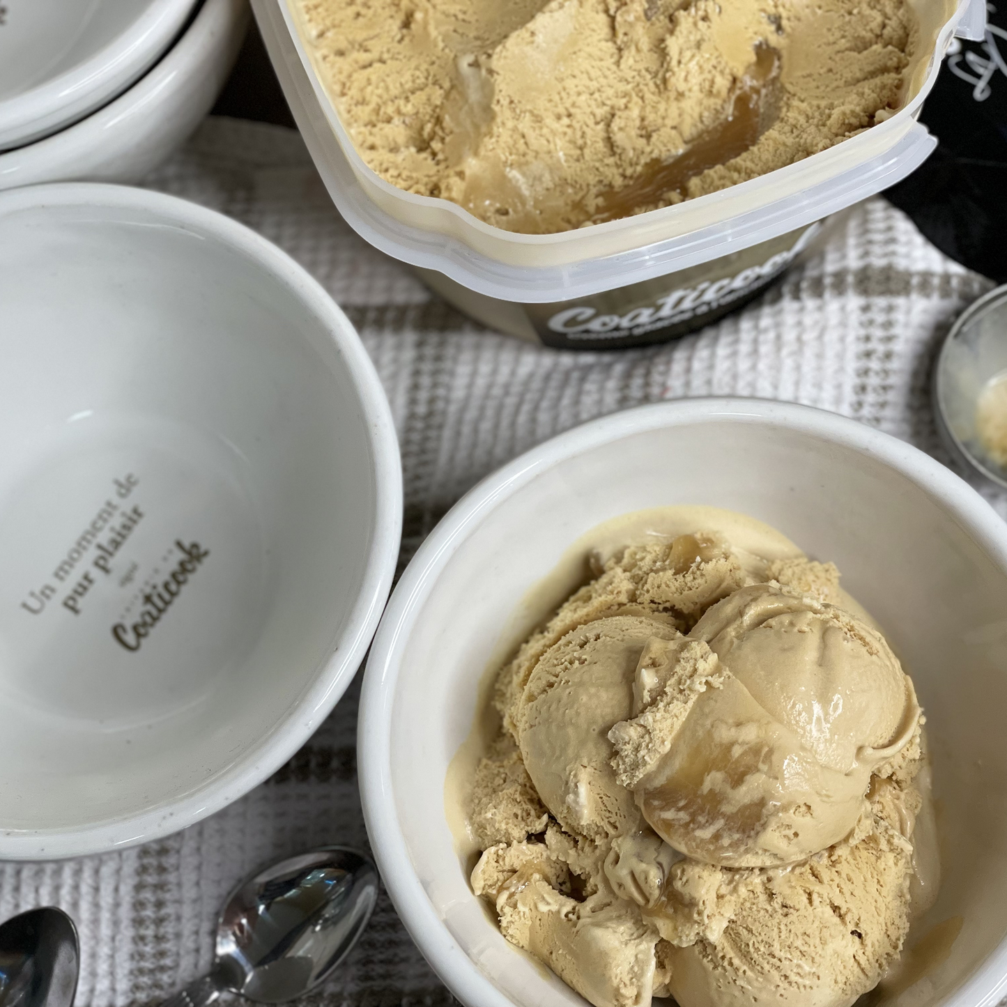 Bol de crème glacée