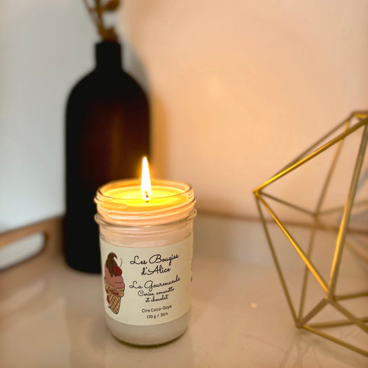Bougie Cerise amaretto et chocolat