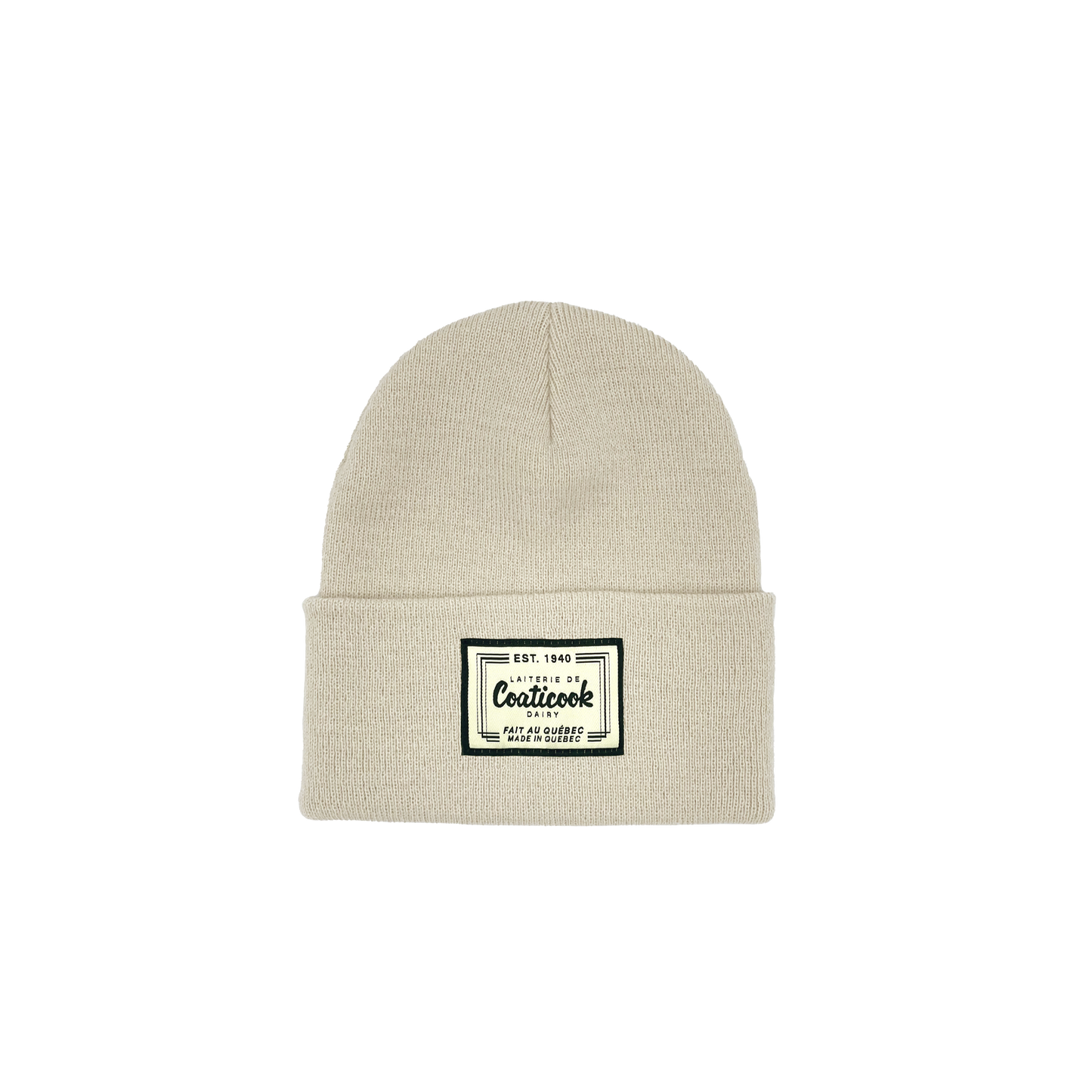 Tuque tradition unisexe (crème)