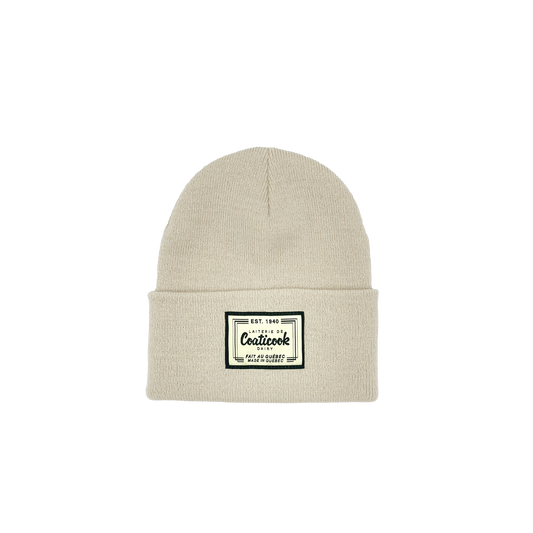Tuque tradition unisexe (crème)