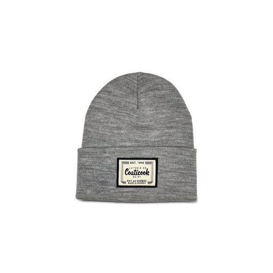 Tuque tradition unisexe (grise)