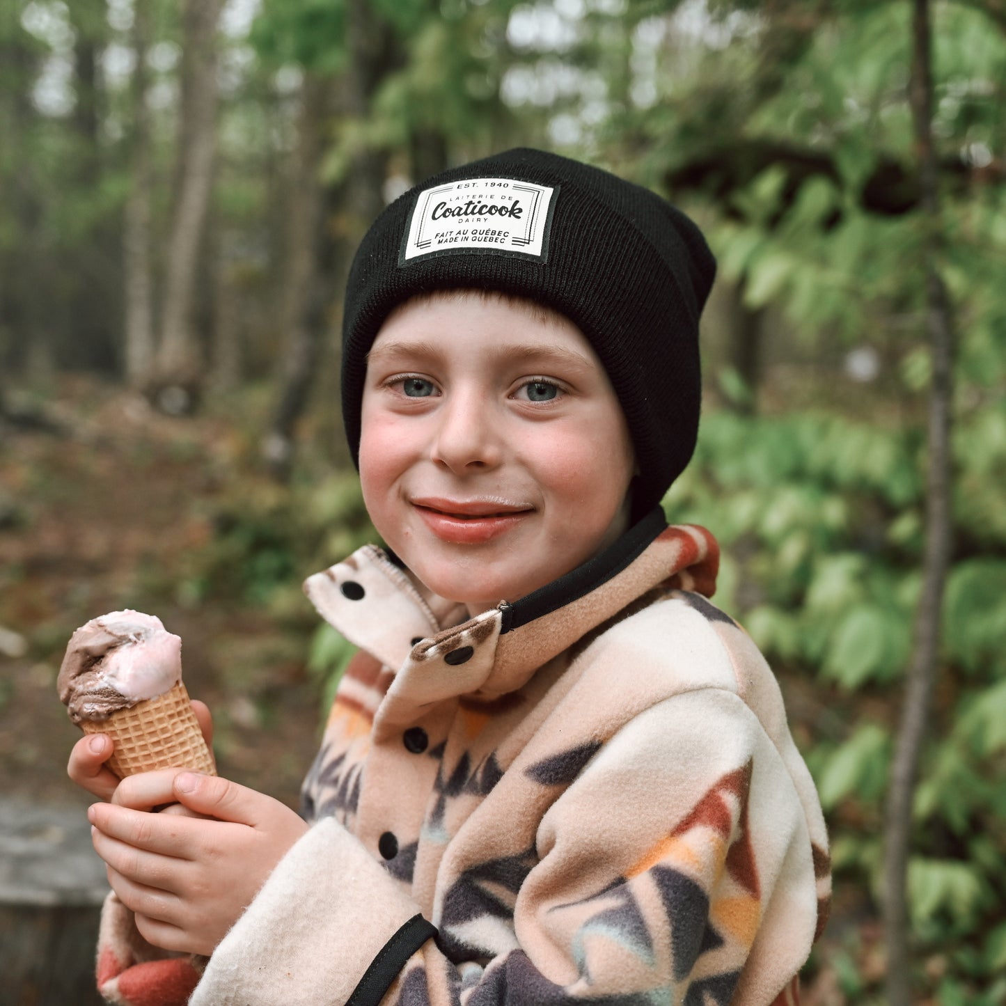 Tuque tradition unisexe (noire)