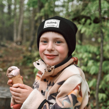 Tuque tradition unisexe (noire)