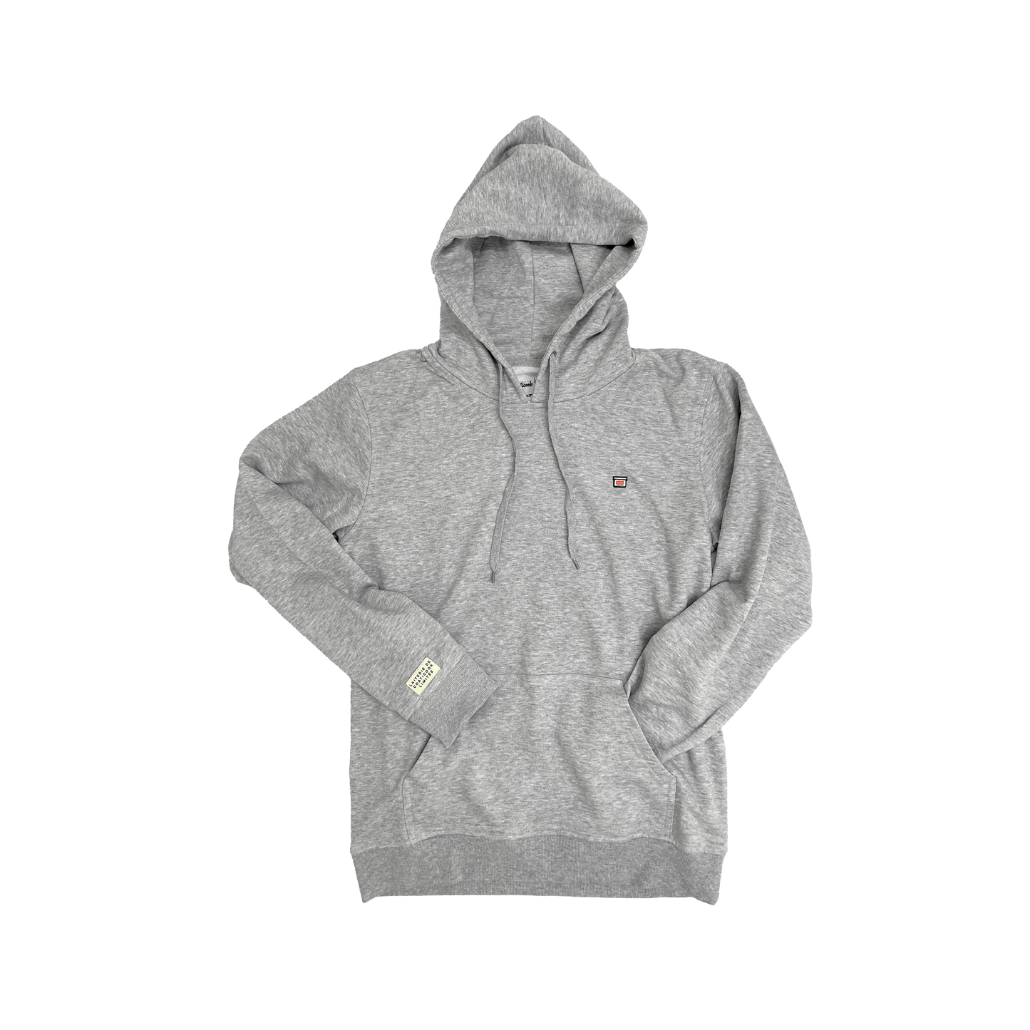Chandail à capuchon unisexe (gris)