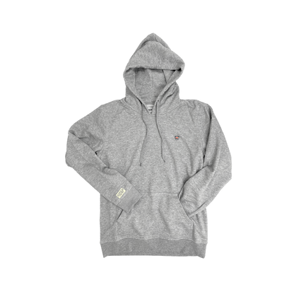 Chandail à capuchon unisexe (gris)