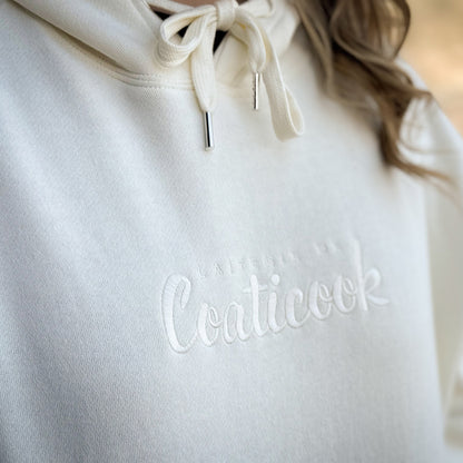 Chandail à capuchon unisexe (crème)