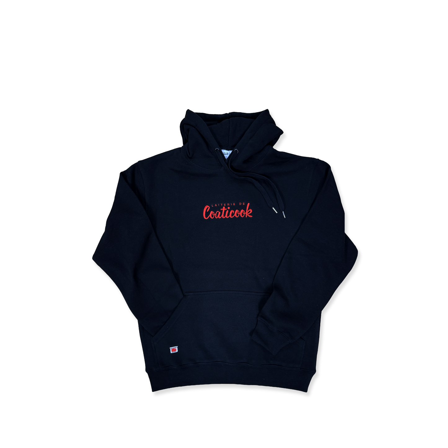 Chandail à capuchon unisexe (noir)