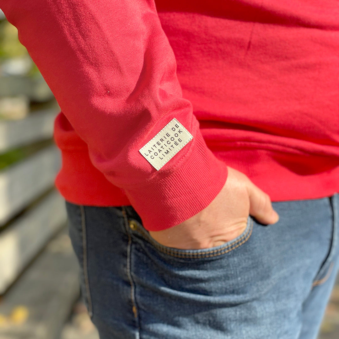 Chandail à col rond unisexe